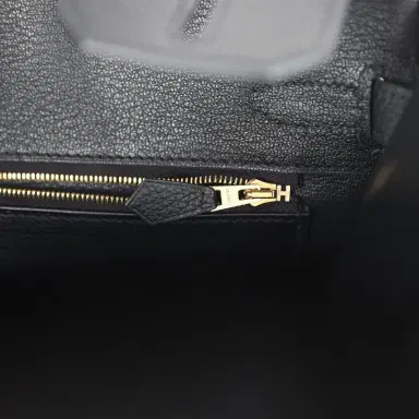 HERMÈS Pre-owned Hermes Birkin 30 Black Togo Rose Gold Hardware | Thumbnail 9 HERMÈS Pre-owned Hermes Birkin 30 Black Togo Rose Gold Hardware | Thumbnail 9