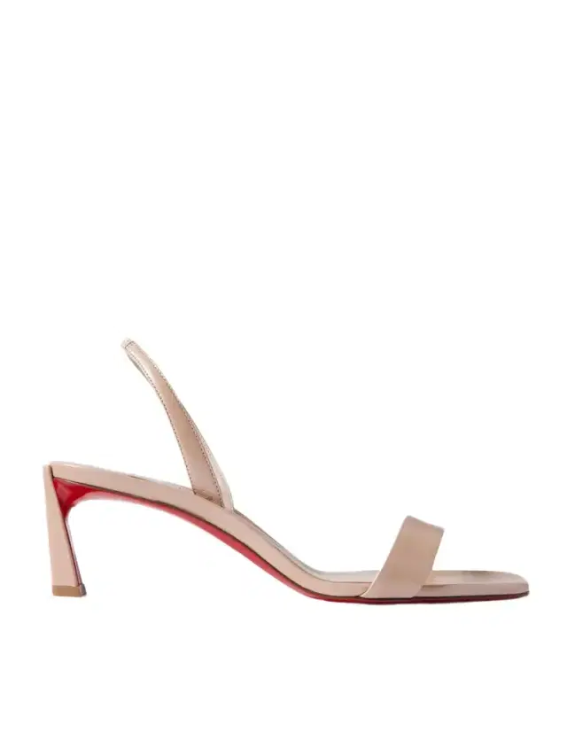Christian Louboutin O Condora 55 Leather Slingback Sandals