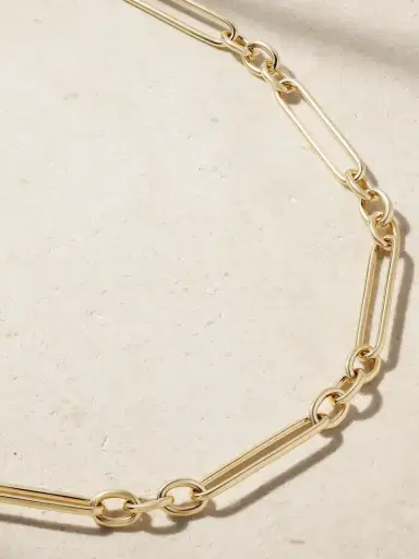 Lucy Delius Trombone Link 14-karat Gold Necklace | Thumbnail 4 Lucy Delius Trombone Link 14-karat Gold Necklace | Thumbnail 4