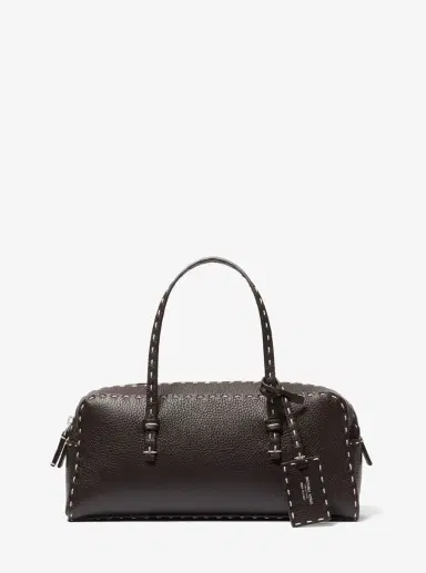 Michael Kors Collection Roberta Hand-Stitched Pebbled Leather Satchel | Thumbnail 14 Michael Kors Collection Roberta Hand-Stitched Pebbled Leather Satchel | Thumbnail 14