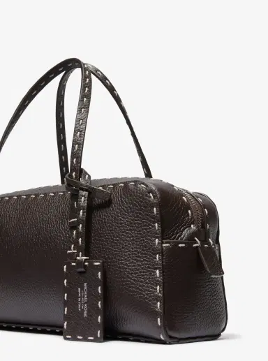 Michael Kors Collection Roberta Hand-Stitched Pebbled Leather Satchel | Thumbnail 17 Michael Kors Collection Roberta Hand-Stitched Pebbled Leather Satchel | Thumbnail 17