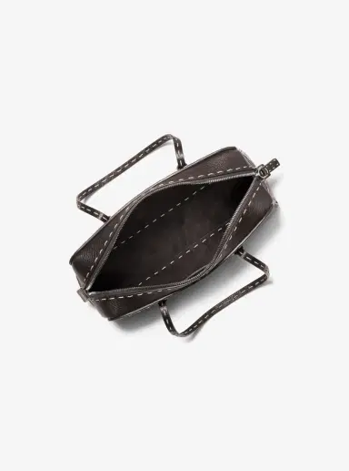 Michael Kors Collection Roberta Hand-Stitched Pebbled Leather Satchel | Thumbnail 18 Michael Kors Collection Roberta Hand-Stitched Pebbled Leather Satchel | Thumbnail 18