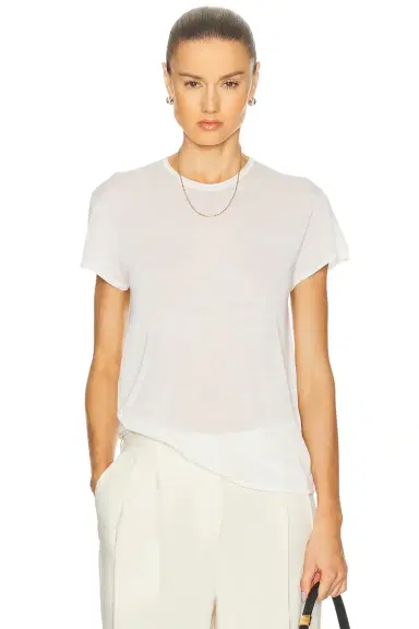 Toteme Silk Tee | Thumbnail 1 Toteme Silk Tee | Thumbnail 1