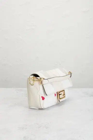 Fendi Mink Fur Nappa Faces Baguette Shoulder Bag | Thumbnail 6 Fendi Mink Fur Nappa Faces Baguette Shoulder Bag | Thumbnail 6
