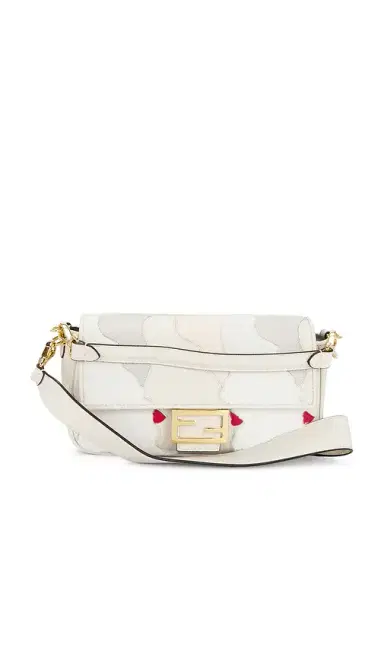 Fendi Mink Fur Nappa Faces Baguette Shoulder Bag | Thumbnail 1 Fendi Mink Fur Nappa Faces Baguette Shoulder Bag | Thumbnail 1