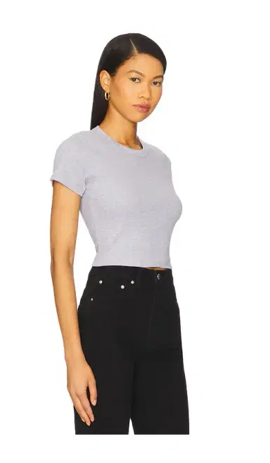 LESET Kelly Crop Slim Fit Tee | Thumbnail 2 LESET Kelly Crop Slim Fit Tee | Thumbnail 2