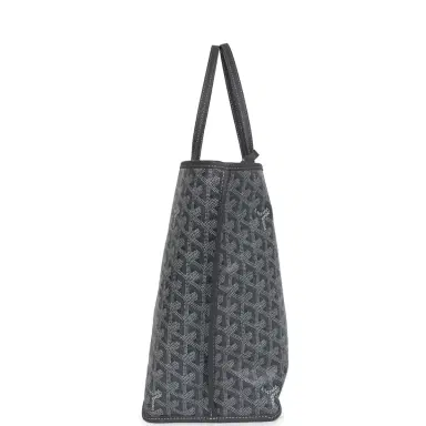 goyard Goyard Goyardine Grey Anjou PM Embroidered Elephant Tote Palladium Hardware | Thumbnail 3 goyard Goyard Goyardine Grey Anjou PM Embroidered Elephant Tote Palladium Hardware | Thumbnail 3