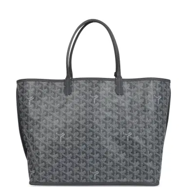 goyard Goyard Goyardine Grey Anjou PM Embroidered Elephant Tote Palladium Hardware | Thumbnail 4 goyard Goyard Goyardine Grey Anjou PM Embroidered Elephant Tote Palladium Hardware | Thumbnail 4