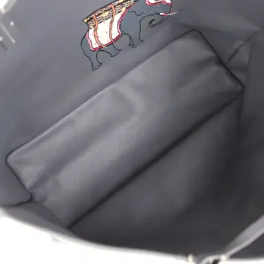 goyard Goyard Goyardine Grey Anjou PM Embroidered Elephant Tote Palladium Hardware | Thumbnail 8 goyard Goyard Goyardine Grey Anjou PM Embroidered Elephant Tote Palladium Hardware | Thumbnail 8