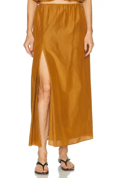 Loulou de Saison Carmen Long Gathered Skirt | Thumbnail 1 Loulou de Saison Carmen Long Gathered Skirt | Thumbnail 1