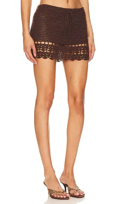 MORE TO COME Elliana Crochet Mini Skirt | Thumbnail 2 MORE TO COME Elliana Crochet Mini Skirt | Thumbnail 2