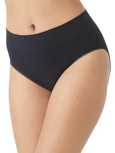 Wacoal Women's Feeling Flexible Hi-Cut Brief - Black | Thumbnail 2 Wacoal Women's Feeling Flexible Hi-Cut Brief - Black | Thumbnail 2