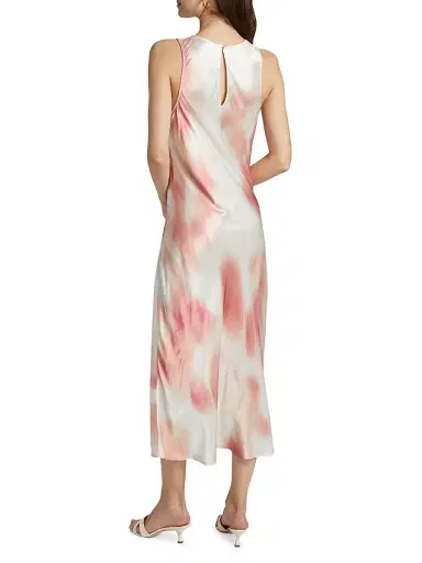 Rails Women's Gabriella Watercolor Ruched Midi-Dress - Cherry Blossom | Thumbnail 5 Rails Women's Gabriella Watercolor Ruched Midi-Dress - Cherry Blossom | Thumbnail 5