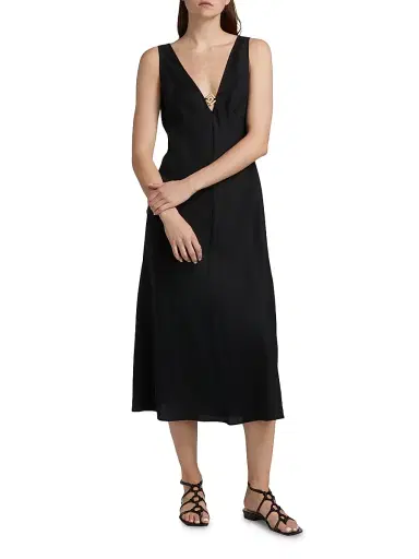 Rails Women's Avila A-Line Midi-Dress - Black | Thumbnail 2 Rails Women's Avila A-Line Midi-Dress - Black | Thumbnail 2