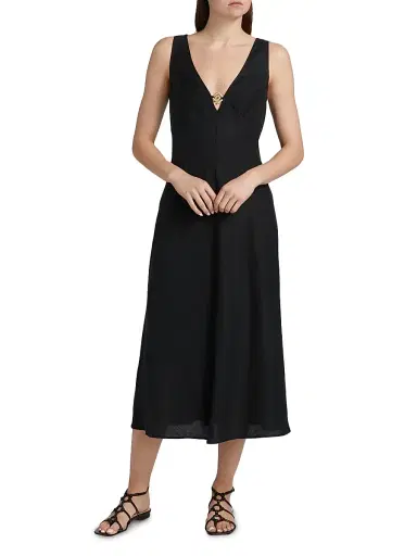 Rails Women's Avila A-Line Midi-Dress - Black | Thumbnail 3 Rails Women's Avila A-Line Midi-Dress - Black | Thumbnail 3