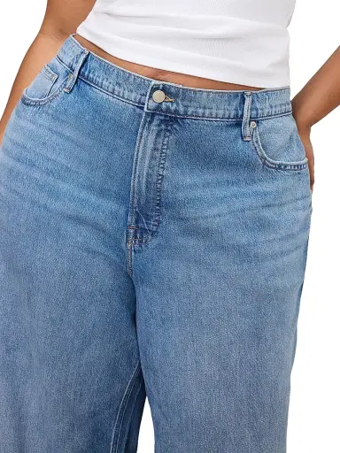 Good American Women's Weightless Good Standard Ease Wide-Leg Jeans - Indigo | Thumbnail 1 Good American Women's Weightless Good Standard Ease Wide-Leg Jeans - Indigo | Thumbnail 1