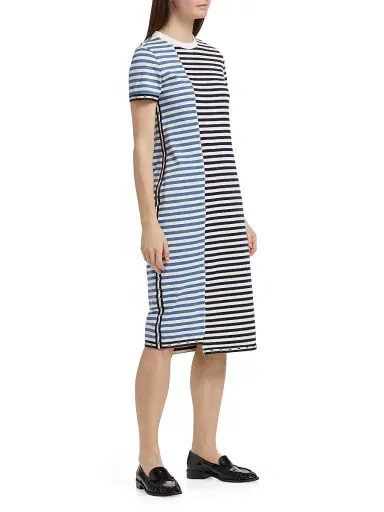 3.1 Phillip Lim Women's Multi-Stripe T-Shirt Dress - Midnight Multi - Size XS | Thumbnail 4 3.1 Phillip Lim Women's Multi-Stripe T-Shirt Dress - Midnight Multi - Size XS | Thumbnail 4