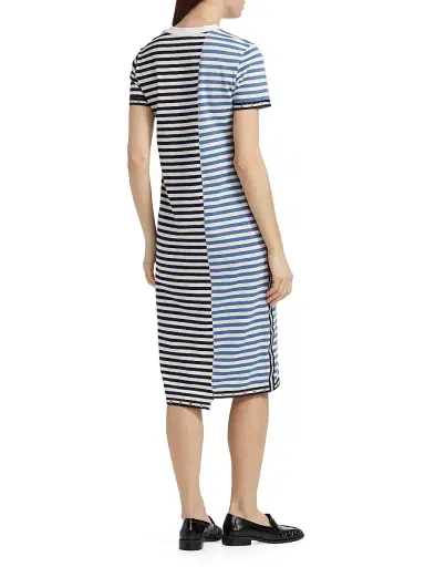 3.1 Phillip Lim Women's Multi-Stripe T-Shirt Dress - Midnight Multi - Size XS | Thumbnail 5 3.1 Phillip Lim Women's Multi-Stripe T-Shirt Dress - Midnight Multi - Size XS | Thumbnail 5