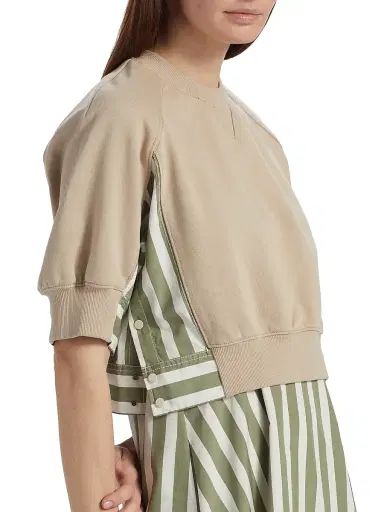 3.1 Phillip Lim Women's Sweatshirt Combo Midi-Dress | Thumbnail 7 3.1 Phillip Lim Women's Sweatshirt Combo Midi-Dress | Thumbnail 7