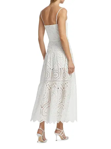 Generation Love Women's Zuria Cotton Eyelet Maxi Dress - White | Thumbnail 5 Generation Love Women's Zuria Cotton Eyelet Maxi Dress - White | Thumbnail 5