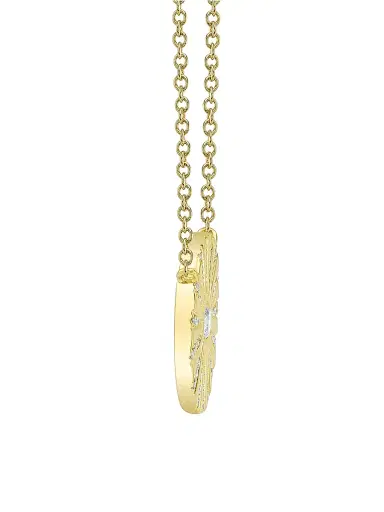 Shy Creation Women's Kate 14K Yellow Gold & 0.20 TCW Diamond Starburst Pendant Necklace - Yellow Gold | Thumbnail 4 Shy Creation Women's Kate 14K Yellow Gold & 0.20 TCW Diamond Starburst Pendant Necklace - Yellow Gold | Thumbnail 4