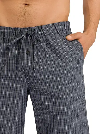 Hanro Men's Night & Day Cotton Lounge Pants - Casual Check - Size XXL | Thumbnail 7 Hanro Men's Night & Day Cotton Lounge Pants - Casual Check - Size XXL | Thumbnail 7