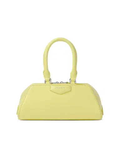 Givenchy Women's Mini Antigona Cube East-West Top Handle Bag - Acid Yellow | Thumbnail 1 Givenchy Women's Mini Antigona Cube East-West Top Handle Bag - Acid Yellow | Thumbnail 1