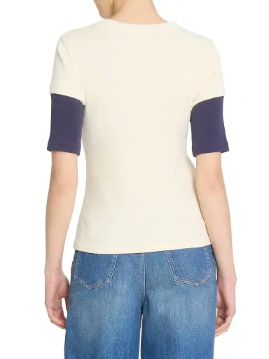 Chloé Women's Colorblocked Logo T-Shirt - Iconic Milk | Thumbnail 5 Chloé Women's Colorblocked Logo T-Shirt - Iconic Milk | Thumbnail 5