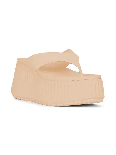 Chloé Women's Nama Leather Wedge Sandals - Toasted Almond | Thumbnail 2 Chloé Women's Nama Leather Wedge Sandals - Toasted Almond | Thumbnail 2