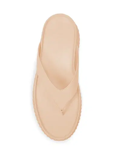 Chloé Women's Nama Leather Wedge Sandals - Toasted Almond | Thumbnail 4 Chloé Women's Nama Leather Wedge Sandals - Toasted Almond | Thumbnail 4