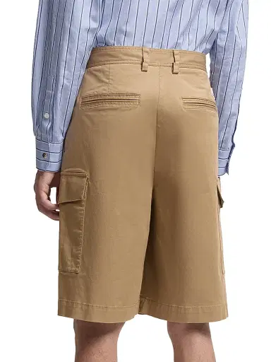 Moncler Men's Shorts in Cotton Gabardine | Thumbnail 3 Moncler Men's Shorts in Cotton Gabardine | Thumbnail 3