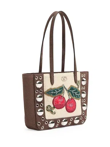 Valentino Women's Nellcote Mini Embroidered Tote Shopping Bag | Thumbnail 3 Valentino Women's Nellcote Mini Embroidered Tote Shopping Bag | Thumbnail 3