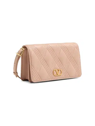 Valentino Garavani Women's Quiltie 67 Mini Shoulder Bag - Rose Cannelle | Thumbnail 4 Valentino Garavani Women's Quiltie 67 Mini Shoulder Bag - Rose Cannelle | Thumbnail 4