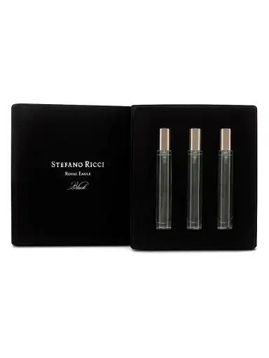 Stefano Ricci Men's Royal Eagle Black Set of 3 Refill 10ml - Black | Thumbnail 2 Stefano Ricci Men's Royal Eagle Black Set of 3 Refill 10ml - Black | Thumbnail 2