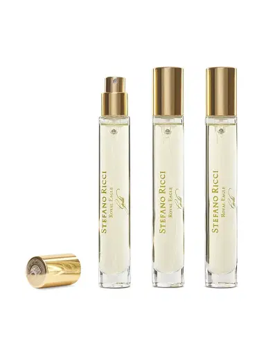 Stefano Ricci Men's Royal Eagle Gold Set 3 Refill 10ml - Gold | Thumbnail 1 Stefano Ricci Men's Royal Eagle Gold Set 3 Refill 10ml - Gold | Thumbnail 1