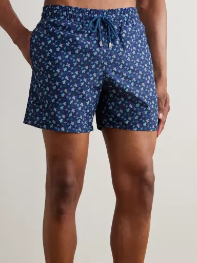Vilebrequin Moorea Straight-Leg Mid-Length Printed Swim Shorts - Men | Thumbnail 2 Vilebrequin Moorea Straight-Leg Mid-Length Printed Swim Shorts - Men | Thumbnail 2