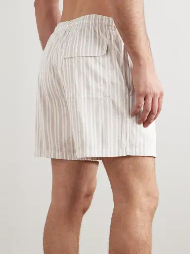 Loro Piana Daneu Straight-Leg Mid-Length Striped Swim Shorts - Men | Thumbnail 3 Loro Piana Daneu Straight-Leg Mid-Length Striped Swim Shorts - Men | Thumbnail 3