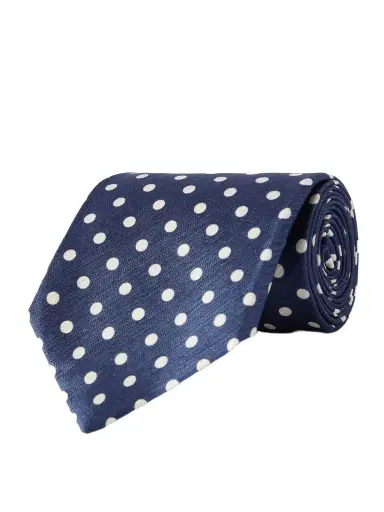 Tom Ford 8cm Polka-Dot Silk-Jacquard Tie - Men | Thumbnail 1 Tom Ford 8cm Polka-Dot Silk-Jacquard Tie - Men | Thumbnail 1