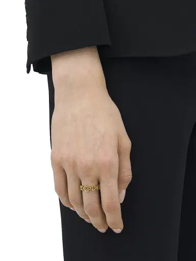 McQueen Women's Goldtone "" Ring - Pale Gold | Thumbnail 2 McQueen Women's Goldtone "" Ring - Pale Gold | Thumbnail 2