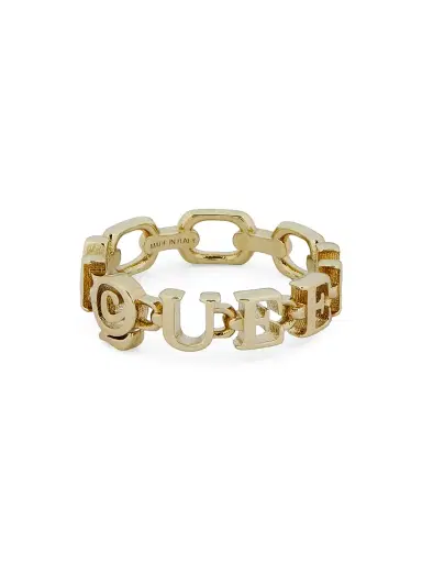 McQueen Women's Goldtone "" Ring - Pale Gold | Thumbnail 1 McQueen Women's Goldtone "" Ring - Pale Gold | Thumbnail 1