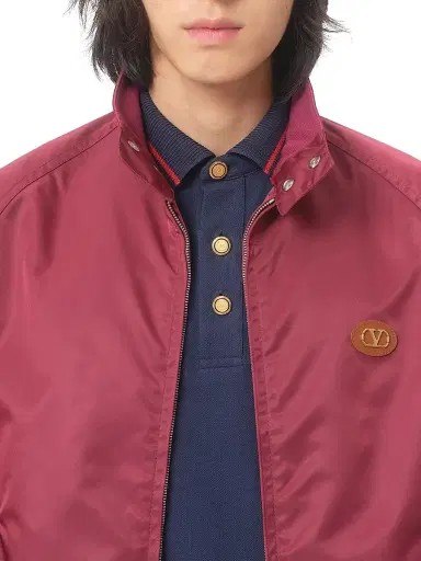 Valentino Garavani Men's Cotton Piqué Polo Shirt with VG Embroidery | Thumbnail 5 Valentino Garavani Men's Cotton Piqué Polo Shirt with VG Embroidery | Thumbnail 5