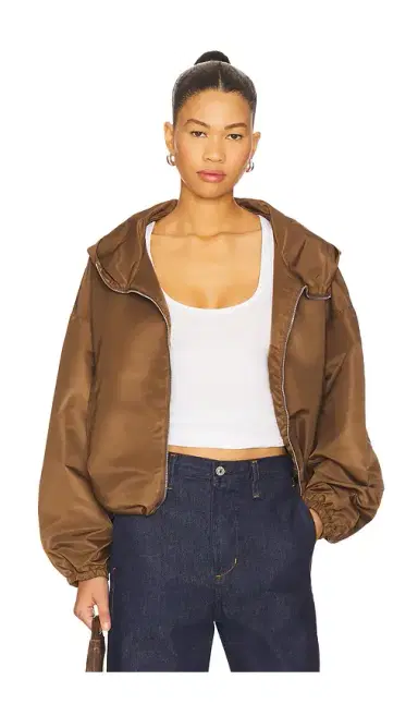 Citizens of Humanity Cropped Windbreaker | Thumbnail 1 Citizens of Humanity Cropped Windbreaker | Thumbnail 1