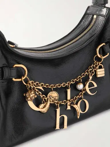 Chloé Embellished Leather Shoulder Bag | Thumbnail 4 Chloé Embellished Leather Shoulder Bag | Thumbnail 4