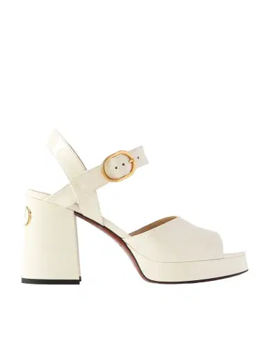 Valentino Garavani Fawcette Patent-leather Platform Sandals | Thumbnail 1 Valentino Garavani Fawcette Patent-leather Platform Sandals | Thumbnail 1