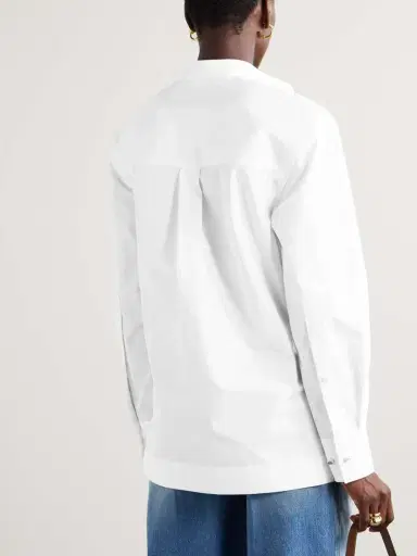 Gucci Tie-neck Cotton-poplin Shirt | Thumbnail 3 Gucci Tie-neck Cotton-poplin Shirt | Thumbnail 3