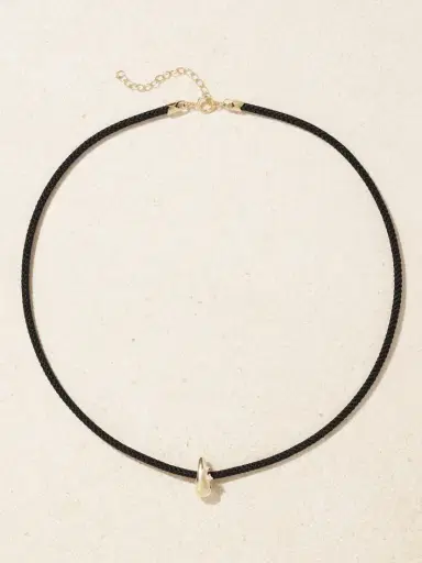 Mizuki 14-karat Gold, Cord And Diamond Necklace | Thumbnail 4 Mizuki 14-karat Gold, Cord And Diamond Necklace | Thumbnail 4