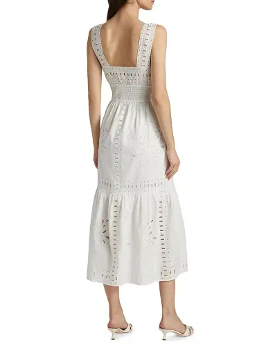 Rails Women's Fawn Cotton Sleeveless Midi-Dress - White | Thumbnail 5 Rails Women's Fawn Cotton Sleeveless Midi-Dress - White | Thumbnail 5