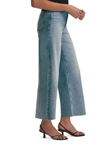 Favorite Daughter Women's Mischa Super High-Rise Wide-Leg Crop Jeans - Santa Barbara - Size 24 | Thumbnail 5 Favorite Daughter Women's Mischa Super High-Rise Wide-Leg Crop Jeans - Santa Barbara - Size 24 | Thumbnail 5