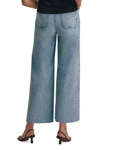 Favorite Daughter Women's Mischa Super High-Rise Wide-Leg Crop Jeans - Santa Barbara - Size 24 | Thumbnail 6 Favorite Daughter Women's Mischa Super High-Rise Wide-Leg Crop Jeans - Santa Barbara - Size 24 | Thumbnail 6