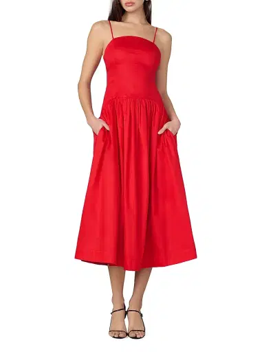 Joe's Jeans Women's The Mara Midi Dress | Thumbnail 3 Joe's Jeans Women's The Mara Midi Dress | Thumbnail 3